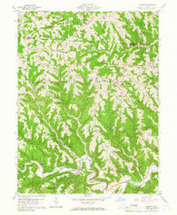 Cameron Ohio Historical topographic map, 1:24000 scale, 7.5 X 7.5 Minute, Year 1960