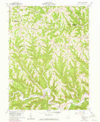 Cameron Ohio Historical topographic map, 1:24000 scale, 7.5 X 7.5 Minute, Year 1960