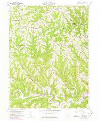 Cameron Ohio Historical topographic map, 1:24000 scale, 7.5 X 7.5 Minute, Year 1960