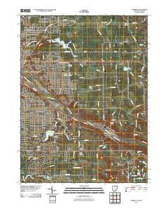 Campbell Ohio Historical topographic map, 1:24000 scale, 7.5 X 7.5 Minute, Year 2010