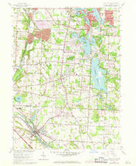 Canal Fulton Ohio Historical topographic map, 1:24000 scale, 7.5 X 7.5 Minute, Year 1958
