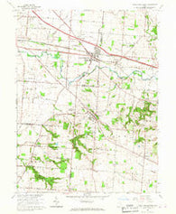 Canal Winchester Ohio Historical topographic map, 1:24000 scale, 7.5 X 7.5 Minute, Year 1966