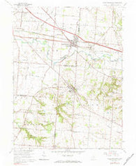 Canal Winchester Ohio Historical topographic map, 1:24000 scale, 7.5 X 7.5 Minute, Year 1966