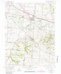 Canal Winchester Ohio Historical topographic map, 1:24000 scale, 7.5 X 7.5 Minute, Year 1966