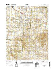 Canal Winchester Ohio Historical topographic map, 1:24000 scale, 7.5 X 7.5 Minute, Year 2013