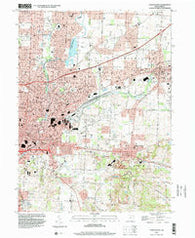 Canton East Ohio Historical topographic map, 1:24000 scale, 7.5 X 7.5 Minute, Year 1994