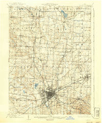 Canton Ohio Historical topographic map, 1:62500 scale, 15 X 15 Minute, Year 1903
