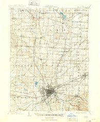 Canton Ohio Historical topographic map, 1:62500 scale, 15 X 15 Minute, Year 1903