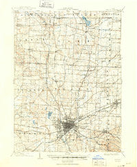 Canton Ohio Historical topographic map, 1:62500 scale, 15 X 15 Minute, Year 1903