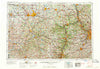 Canton Ohio Historical topographic map, 1:250000 scale, 1 X 2 Degree, Year 1962