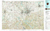 Canton Ohio Historical topographic map, 1:100000 scale, 30 X 60 Minute, Year 1986