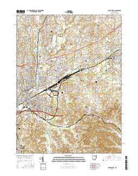 Canton East Ohio Current topographic map, 1:24000 scale, 7.5 X 7.5 Minute, Year 2016