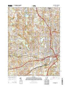 Canton West Ohio Historical topographic map, 1:24000 scale, 7.5 X 7.5 Minute, Year 2013
