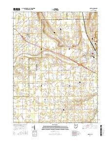 Carey Ohio Current topographic map, 1:24000 scale, 7.5 X 7.5 Minute, Year 2016
