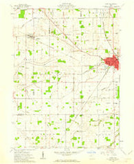 Carey Ohio Historical topographic map, 1:24000 scale, 7.5 X 7.5 Minute, Year 1961