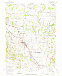 Carroll Ohio Historical topographic map, 1:24000 scale, 7.5 X 7.5 Minute, Year 1958