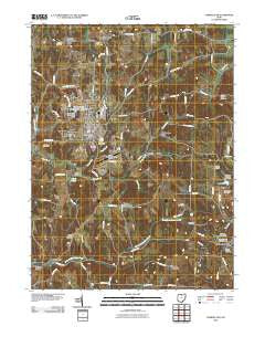 Carrollton Ohio Historical topographic map, 1:24000 scale, 7.5 X 7.5 Minute, Year 2010