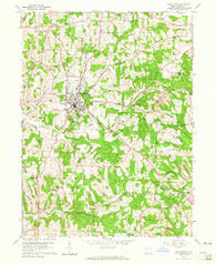 Carrollton Ohio Historical topographic map, 1:24000 scale, 7.5 X 7.5 Minute, Year 1959
