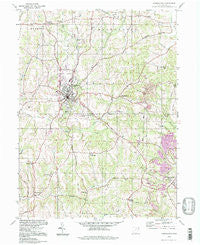 Carrollton Ohio Historical topographic map, 1:24000 scale, 7.5 X 7.5 Minute, Year 1994