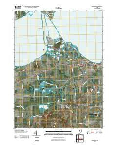 Castalia Ohio Historical topographic map, 1:24000 scale, 7.5 X 7.5 Minute, Year 2010
