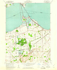 Castalia Ohio Historical topographic map, 1:24000 scale, 7.5 X 7.5 Minute, Year 1959
