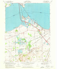Castalia Ohio Historical topographic map, 1:24000 scale, 7.5 X 7.5 Minute, Year 1969