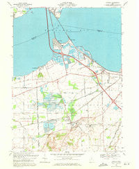 Castalia Ohio Historical topographic map, 1:24000 scale, 7.5 X 7.5 Minute, Year 1969