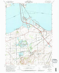Castalia Ohio Historical topographic map, 1:24000 scale, 7.5 X 7.5 Minute, Year 1969