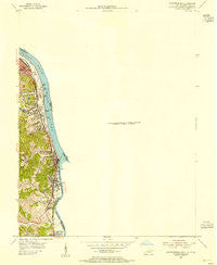 Catlettsburg Kentucky Historical topographic map, 1:24000 scale, 7.5 X 7.5 Minute, Year 1953