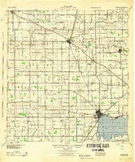 Celina Ohio Historical topographic map, 1:62500 scale, 15 X 15 Minute, Year 1944