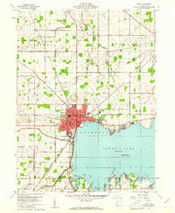 Celina Ohio Historical topographic map, 1:24000 scale, 7.5 X 7.5 Minute, Year 1960