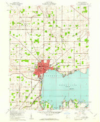 Celina Ohio Historical topographic map, 1:24000 scale, 7.5 X 7.5 Minute, Year 1960
