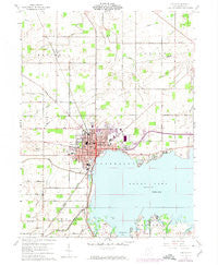 Celina Ohio Historical topographic map, 1:24000 scale, 7.5 X 7.5 Minute, Year 1960