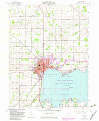 Celina Ohio Historical topographic map, 1:24000 scale, 7.5 X 7.5 Minute, Year 1960