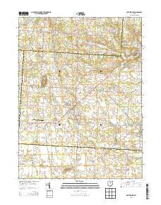 Centerburg Ohio Historical topographic map, 1:24000 scale, 7.5 X 7.5 Minute, Year 2013