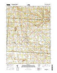 Centerburg Ohio Current topographic map, 1:24000 scale, 7.5 X 7.5 Minute, Year 2016