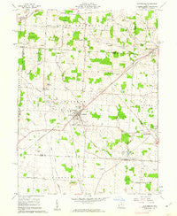 Centerburg Ohio Historical topographic map, 1:24000 scale, 7.5 X 7.5 Minute, Year 1961