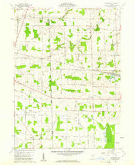 Centerton Ohio Historical topographic map, 1:24000 scale, 7.5 X 7.5 Minute, Year 1960