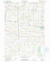 Centerton Ohio Historical topographic map, 1:24000 scale, 7.5 X 7.5 Minute, Year 1960