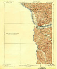 Ceredo Kentucky Historical topographic map, 1:62500 scale, 15 X 15 Minute, Year 1913