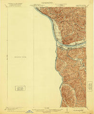 Ceredo Kentucky Historical topographic map, 1:62500 scale, 15 X 15 Minute, Year 1913