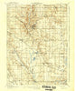 Chagrin Falls Ohio Historical topographic map, 1:62500 scale, 15 X 15 Minute, Year 1908