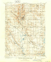 Chagrin Falls Ohio Historical topographic map, 1:62500 scale, 15 X 15 Minute, Year 1908