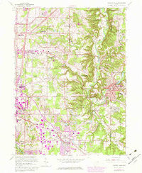Chagrin Falls Ohio Historical topographic map, 1:24000 scale, 7.5 X 7.5 Minute, Year 1963