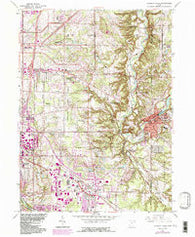 Chagrin Falls Ohio Historical topographic map, 1:24000 scale, 7.5 X 7.5 Minute, Year 1963