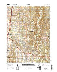 Chagrin Falls Ohio Historical topographic map, 1:24000 scale, 7.5 X 7.5 Minute, Year 2013