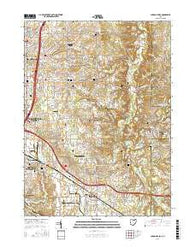 Chagrin Falls Ohio Current topographic map, 1:24000 scale, 7.5 X 7.5 Minute, Year 2016