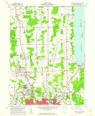 Champion Heights Ohio Historical topographic map, 1:24000 scale, 7.5 X 7.5 Minute, Year 1960