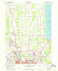 Champion Ohio Historical topographic map, 1:24000 scale, 7.5 X 7.5 Minute, Year 1960