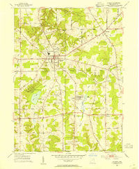 Chardon Ohio Historical topographic map, 1:24000 scale, 7.5 X 7.5 Minute, Year 1953